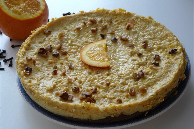 Легкий апельсиновый пай