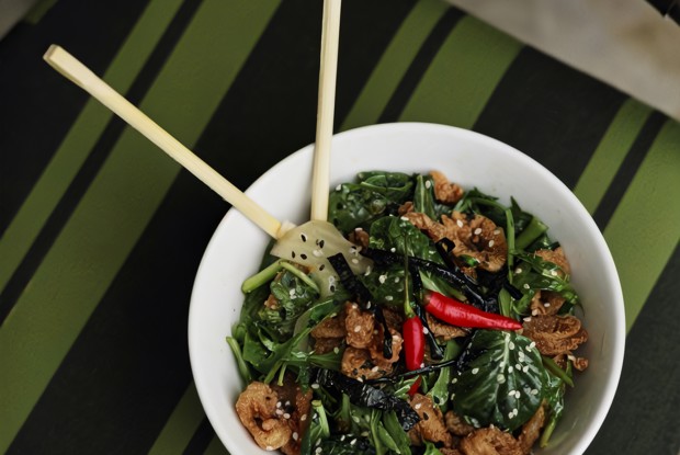 Легкий тайский салат с говядиной