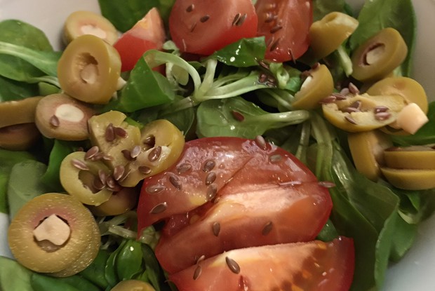 Легкий салат корн