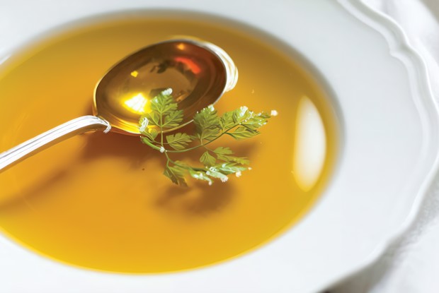 Легкий томатный бульон с овощами  от Гордона Рамзи