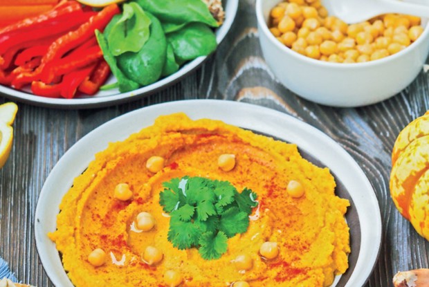 Легкий тыквенный хумус