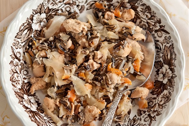 Ленивые голубцы с курицей, в духовке