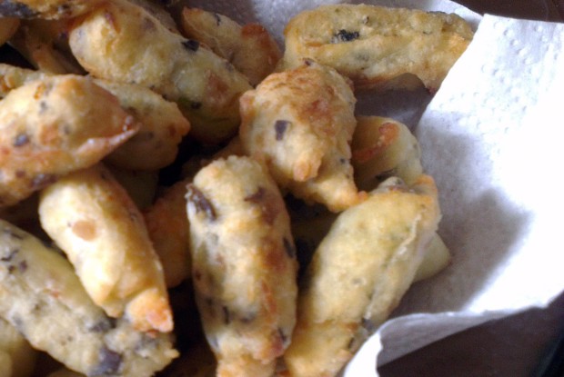 Ленивые пирожки с картофелем и грибами