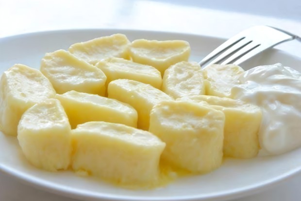 Ленивые вареники с картофелем