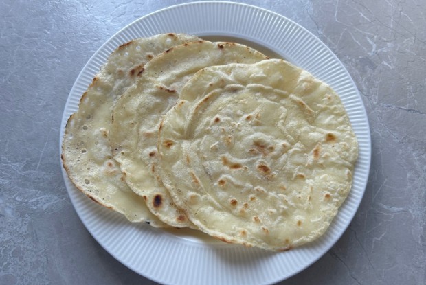 Лепешки из жидкого теста