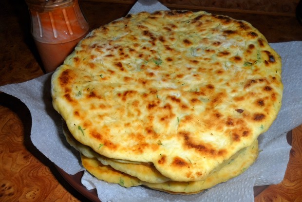 Лепешки с зеленью