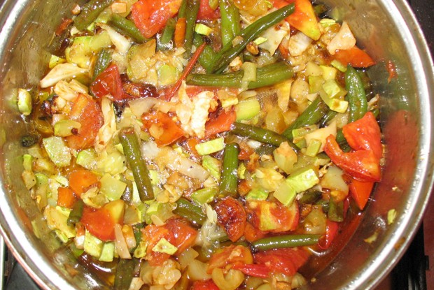 Летнее овощное соте