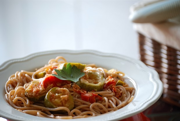 Летние макароны по-итальянски