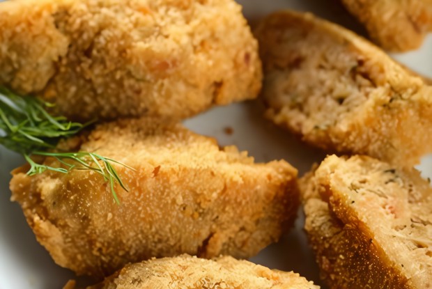 Летние тыквенные крокеты с зеленым луком