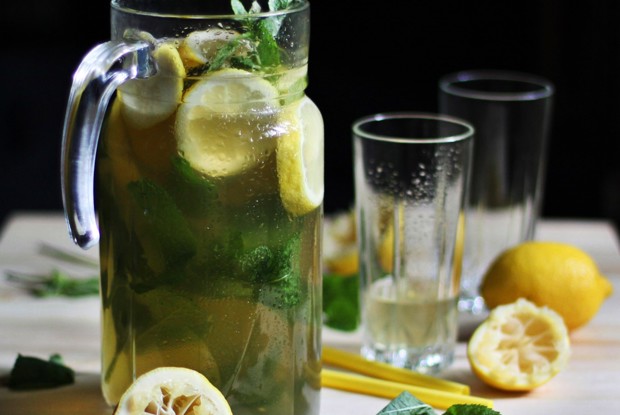 Лимонад из зеленого чая