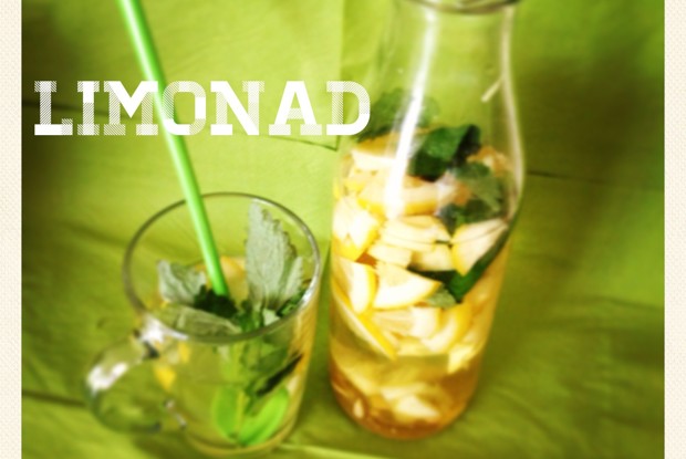 Лимонад на фруктозе с базиликом