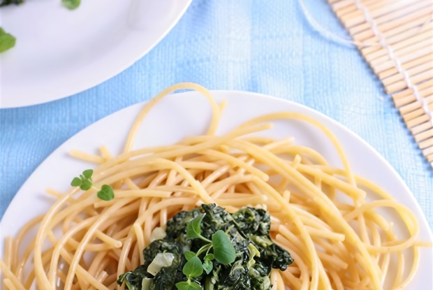 Лимонная паста с травами и черным перцем горошком