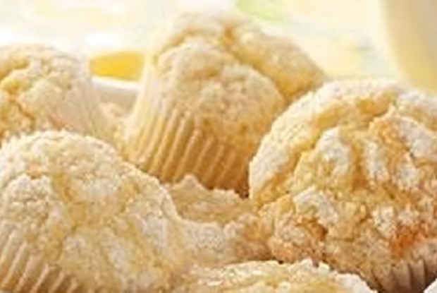 Лимонные маффины с хрустящей крошкой