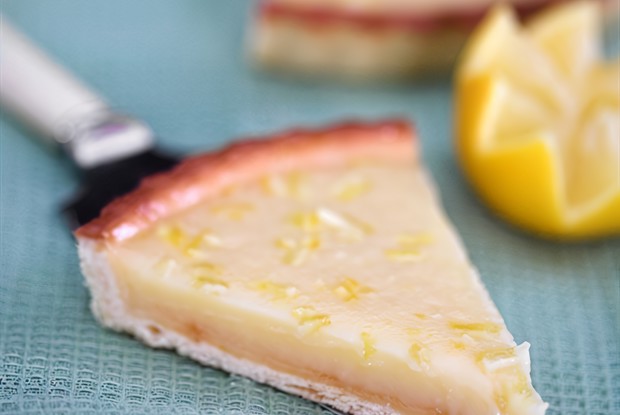 Лимонный пирог с сиропом