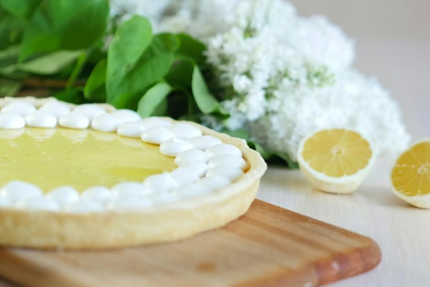 Лимонный тарт с меренгой