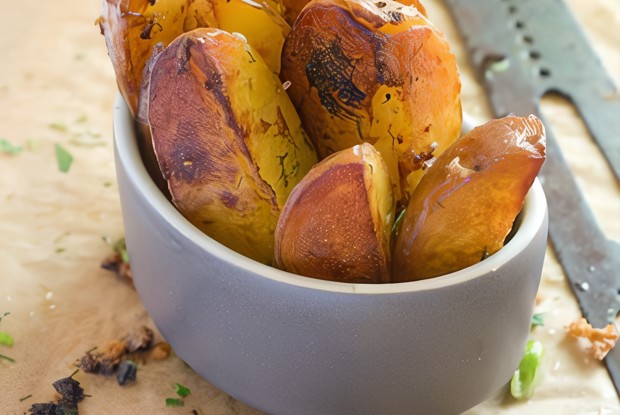 Лимонный запеченный картофель с орегано