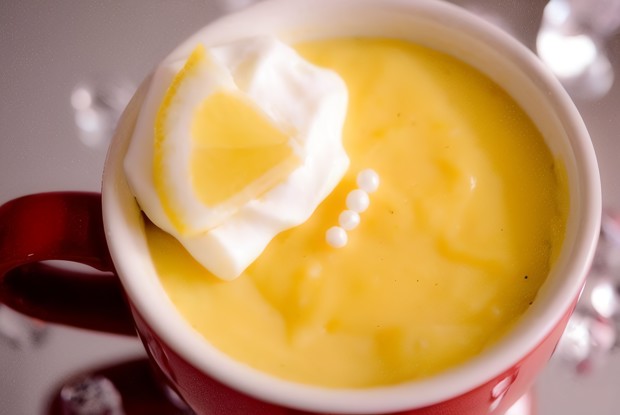 Лимонный заварной крем