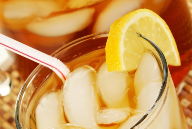 Лимонно-мятный ледяной чай