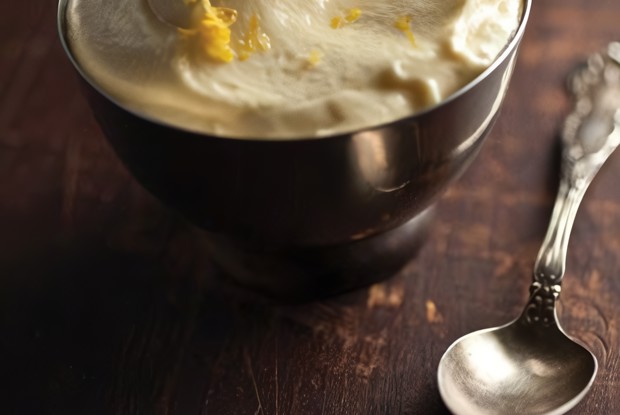 Лимонно-ванильный мусс