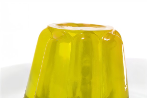 Лимонное желе с цедрой