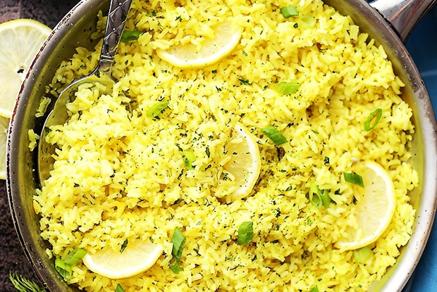 Лимонный рис на молоке