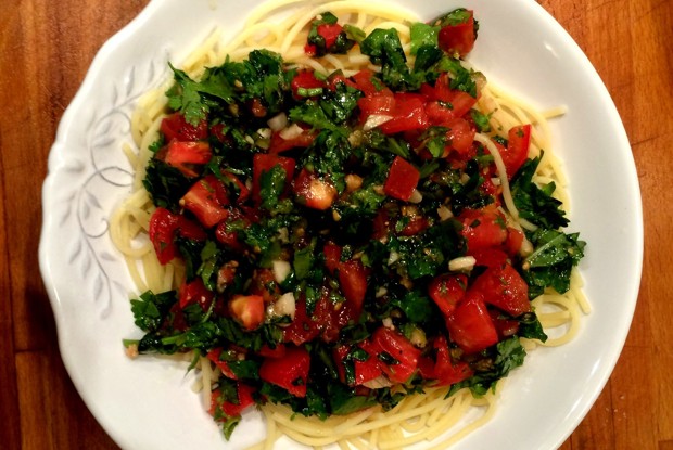 Лингвини крудо