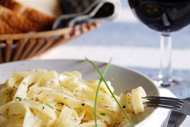 Лингвини с лимоном