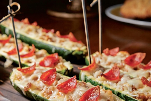 Лодочки из цукини для первокурсников