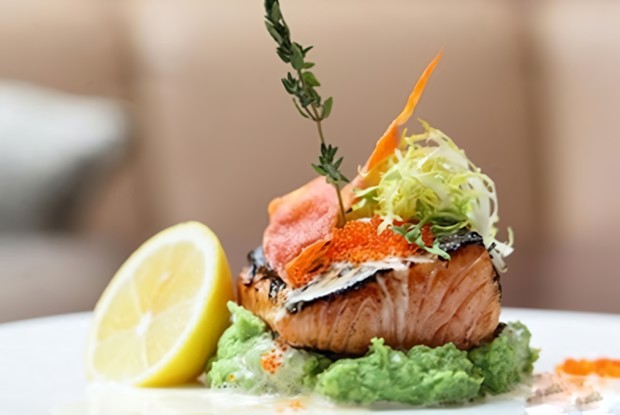 Лосось в карамельном соусе