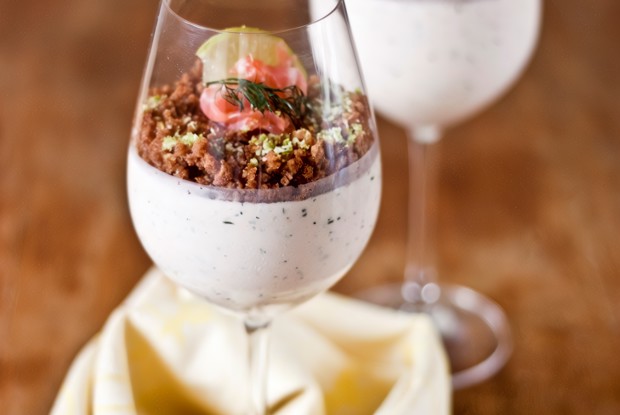 Лососевый чизкейк