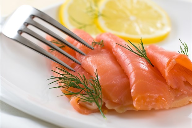 Лососина, семга, кета с гарниром