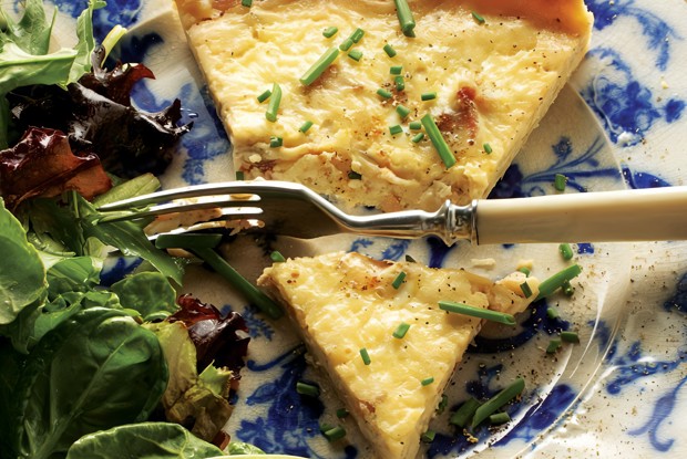 Лотарингский пирог с грюйером