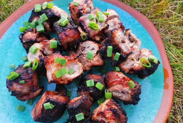 Луковый шашлык