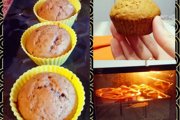 Маффины с бананом и корицей