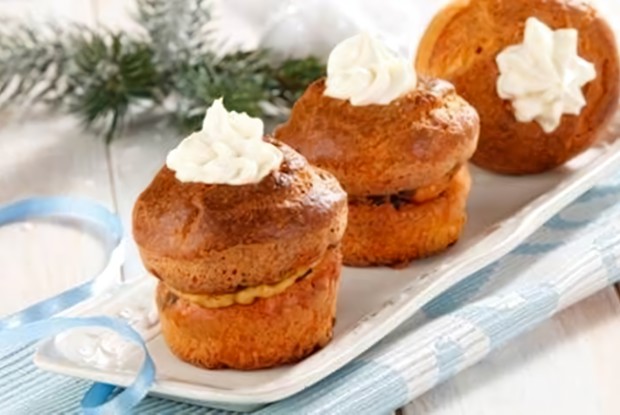 Маффины с фетаксой и грибами