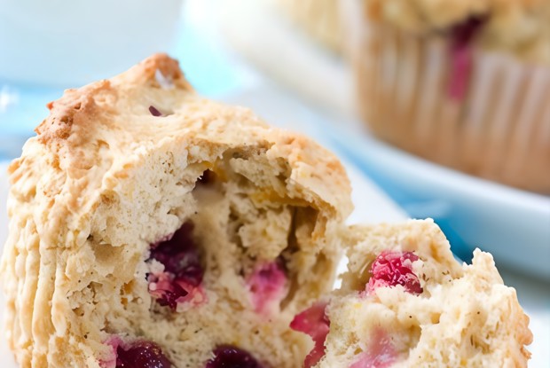Маффины с клюквой и мускатным орехом