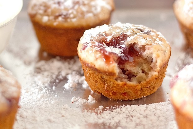Маффины с повидлом