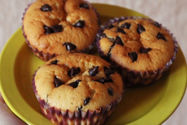 Маффины с шоколадными каплями