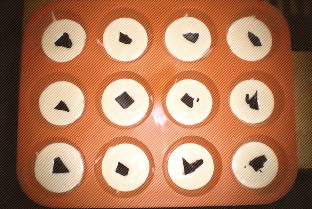 Маффины с шоколадной начинкой