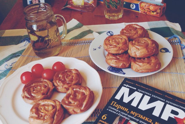 Маффины с тунцом и сыром