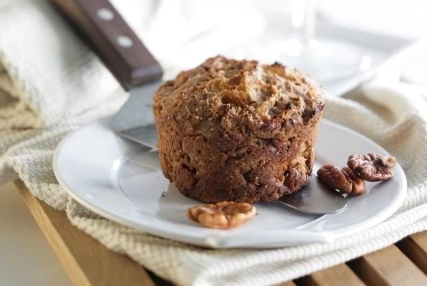 Маффины с орехами, курагой и инжиром