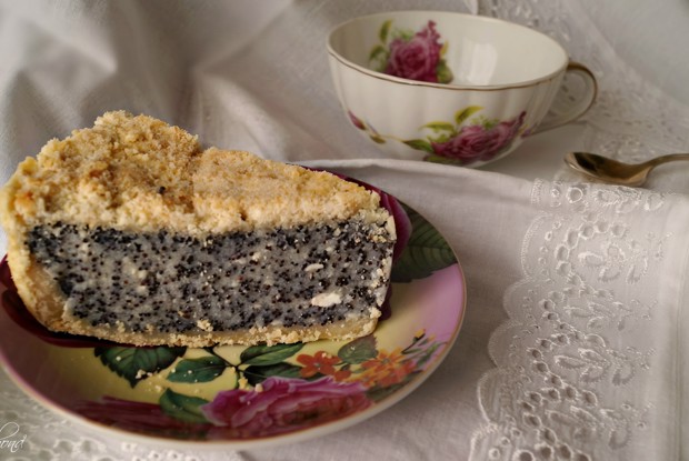 Маковый творожник