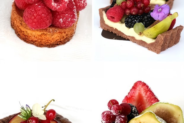 Малиновые пирожные