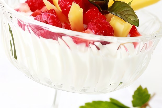 Малиновый соус с манго