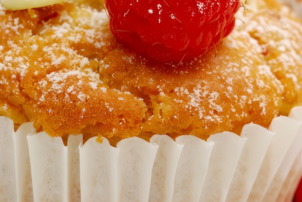 Малиново-яблочные маффины с медом