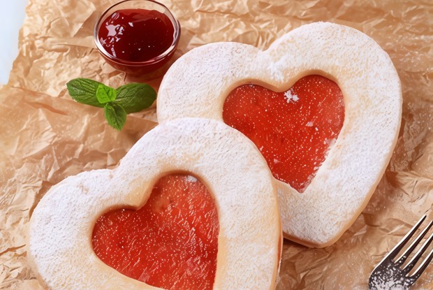 Малиново-лимонные сердца