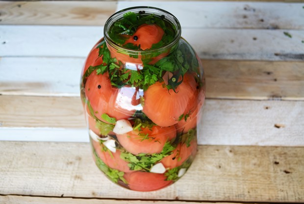 Малосольные помидоры по-грузински