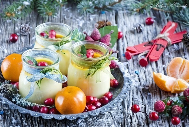 Мандариновый крем-брюле