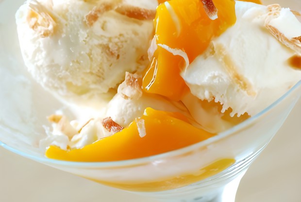 Манго на гриле с лаймом