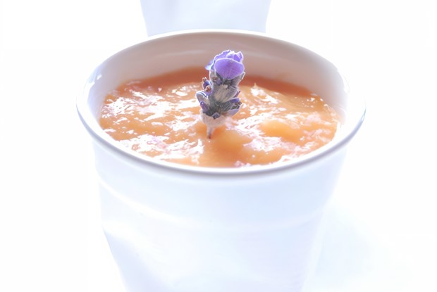 Манговый абрикосовый мусс с лавандой